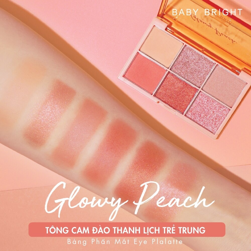 Eye Palette 0.7g x 6 .# Glowy Peach