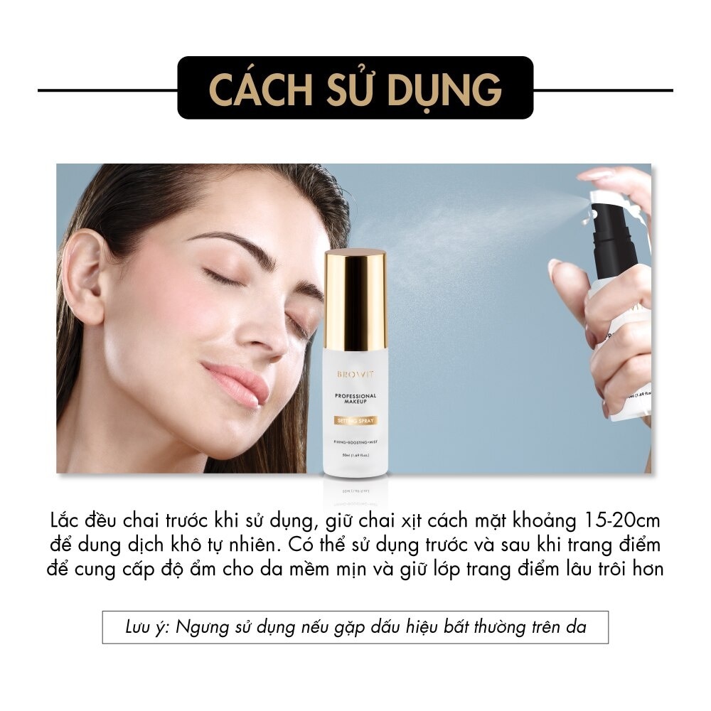 Xịt Cố Định Lớp Trang Điểm Browit Professional Makeup Setting Spray 50ml