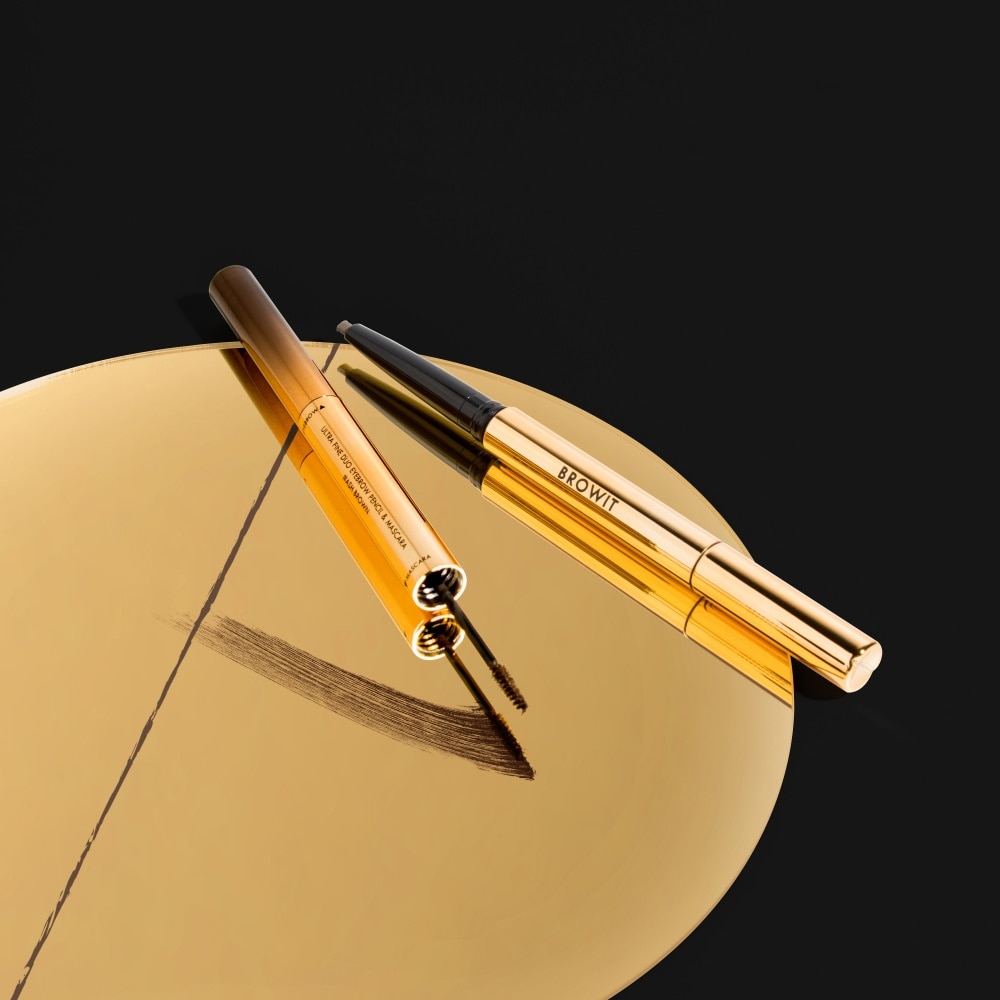 Chì Kẻ Mày Và Mascara Mày 2 Trong 1 Browit Ultra Fine Duo Eyebrow Pencil And Mascara 0.16g + 1.26g .#Ash Brown image