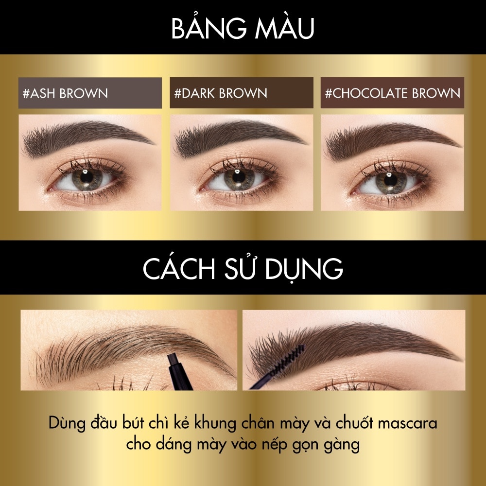 Chì Kẻ Mày Và Mascara Mày 2 Trong 1 Browit Ultra Fine Duo Eyebrow Pencil And Mascara 0.16g + 1.26g .#Ash Brown image