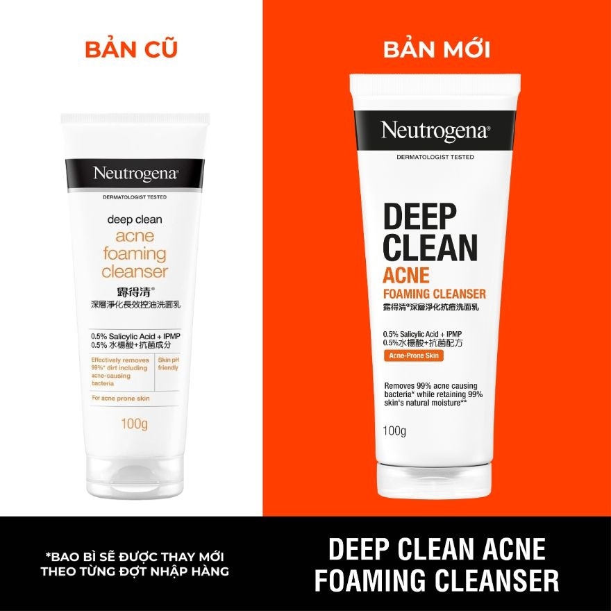 Deep Clean Acne Foaming Cleanser 100g