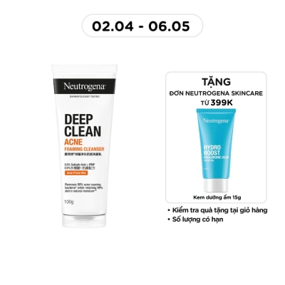 NEUTROGENA - Sữa Rửa Mặt Neutrogena Ngừa Mụn Deep Clean Acne 100g