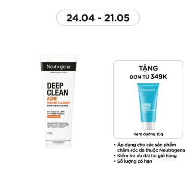 NEUTROGENA Deep Clean Acne Foaming Cleanser 100g