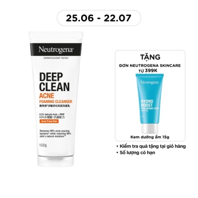 NEUTROGENA - Sữa Rửa Mặt Neutrogena Ngừa Mụn Deep Clean Acne 100g