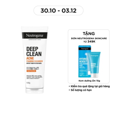 NEUTROGENA Deep Clean Acne Foaming Cleanser 100g