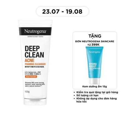 NEUTROGENA - Sữa Rửa Mặt Neutrogena Ngừa Mụn Deep Clean Acne 100g image
