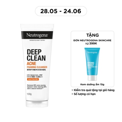 NEUTROGENA - Deep Clean Acne Foaming Cleanser 100g