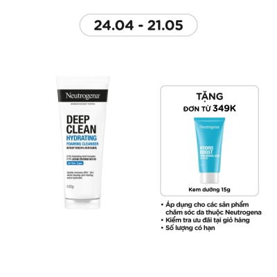 NEUTROGENA Sữa Rửa Mặt Neutrogena Dưỡng Ẩm Deep Clean Hydrating 100g