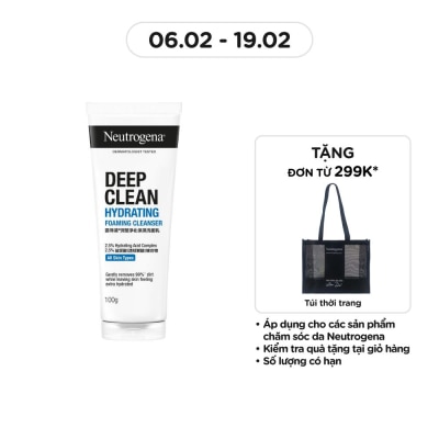 NEUTROGENA Deep Clean Hydrating Foaming Cleanser 100g