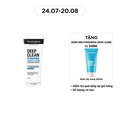 NEUTROGENA Deep Clean Hydrating Foaming Cleanser 100g
