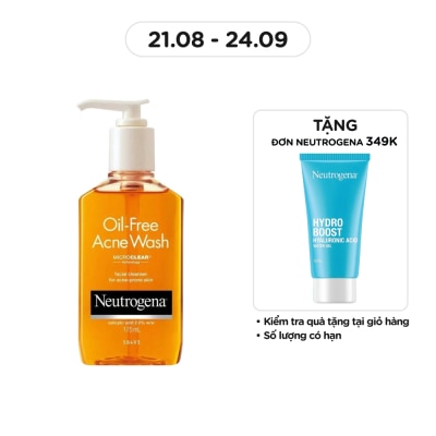 NEUTROGENA Sữa Rửa Mặt Neutrogena Cho Da Mụn Oil-Free Acne 175ml