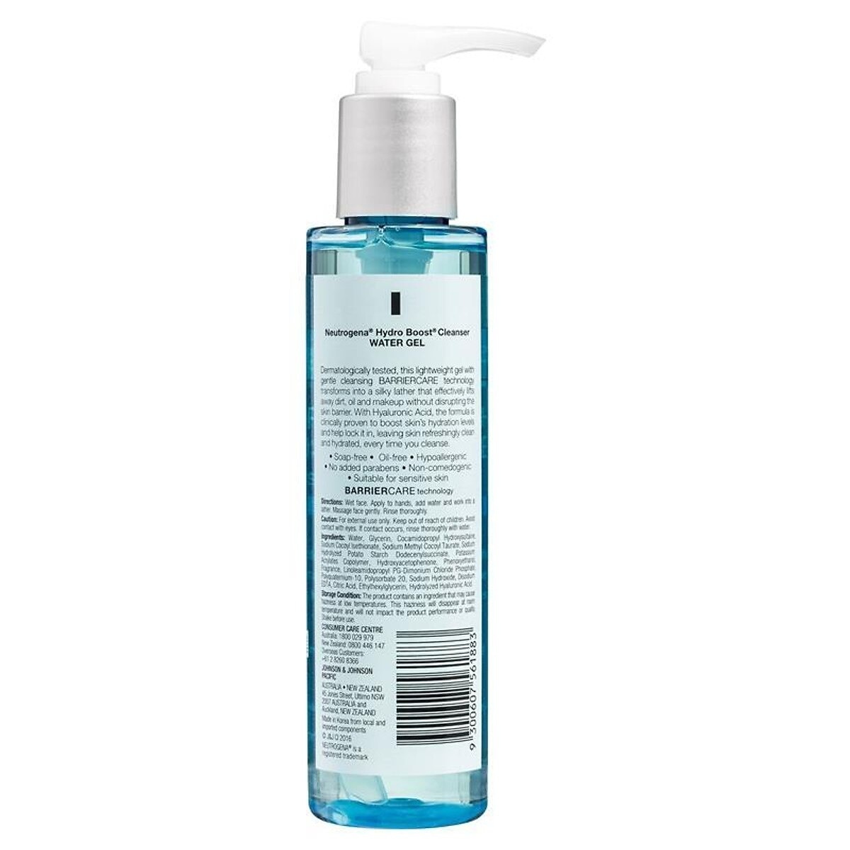 Gel Rửa Mặt Neutrogena Hydro Boost Cleanser Water 145ml