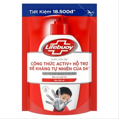 LIFEBUOY Nước Rửa Tay Lifebuoy Bảo Vệ Vượt Trội Túi 400g