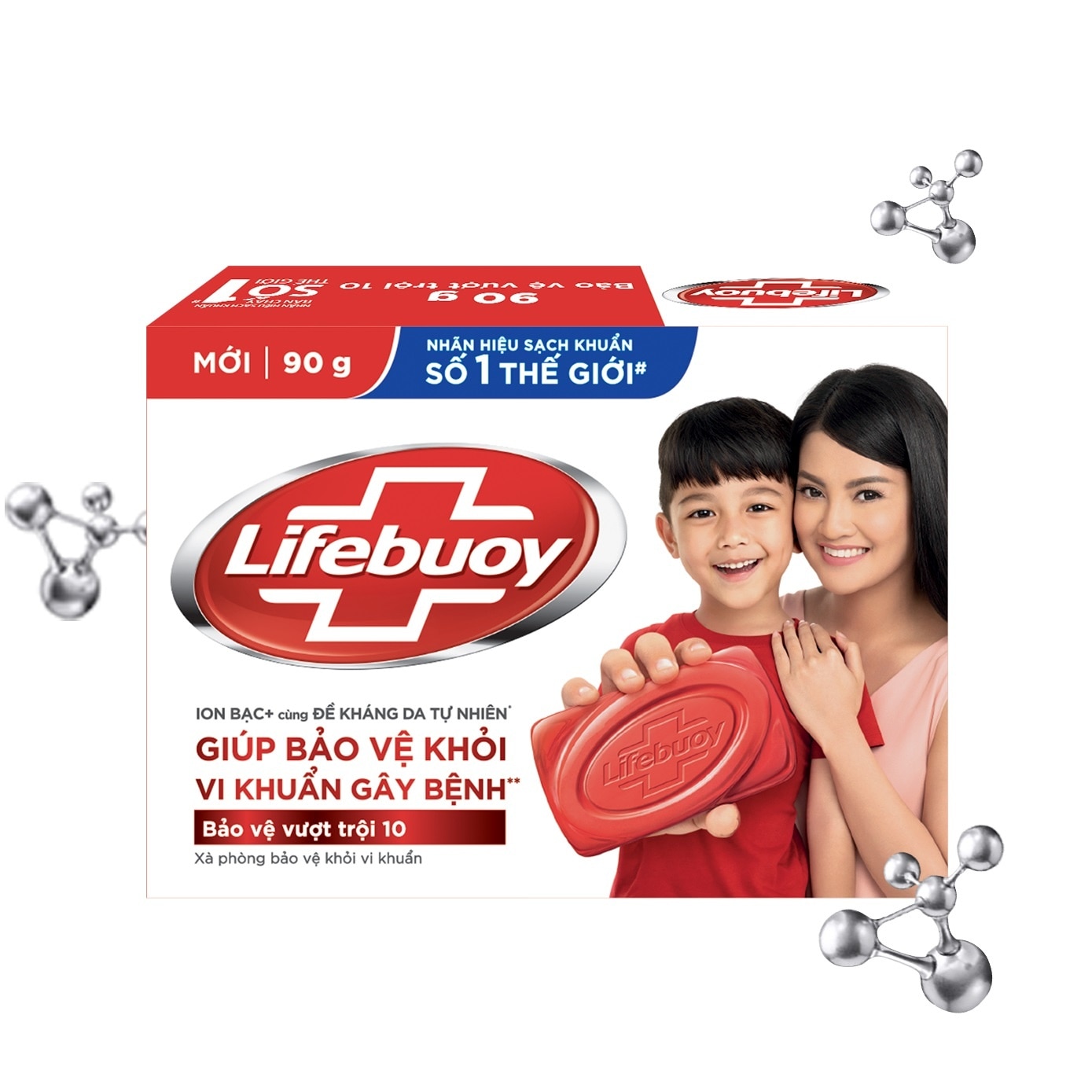 Xà Phòng Lifebuoy Bảo Vệ Vượt Trội 10 90g
