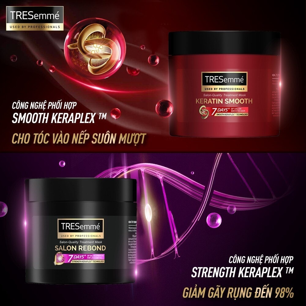 Kem Ủ Tóc Tresemme Chắc Khỏe Salon Rebond 180ml