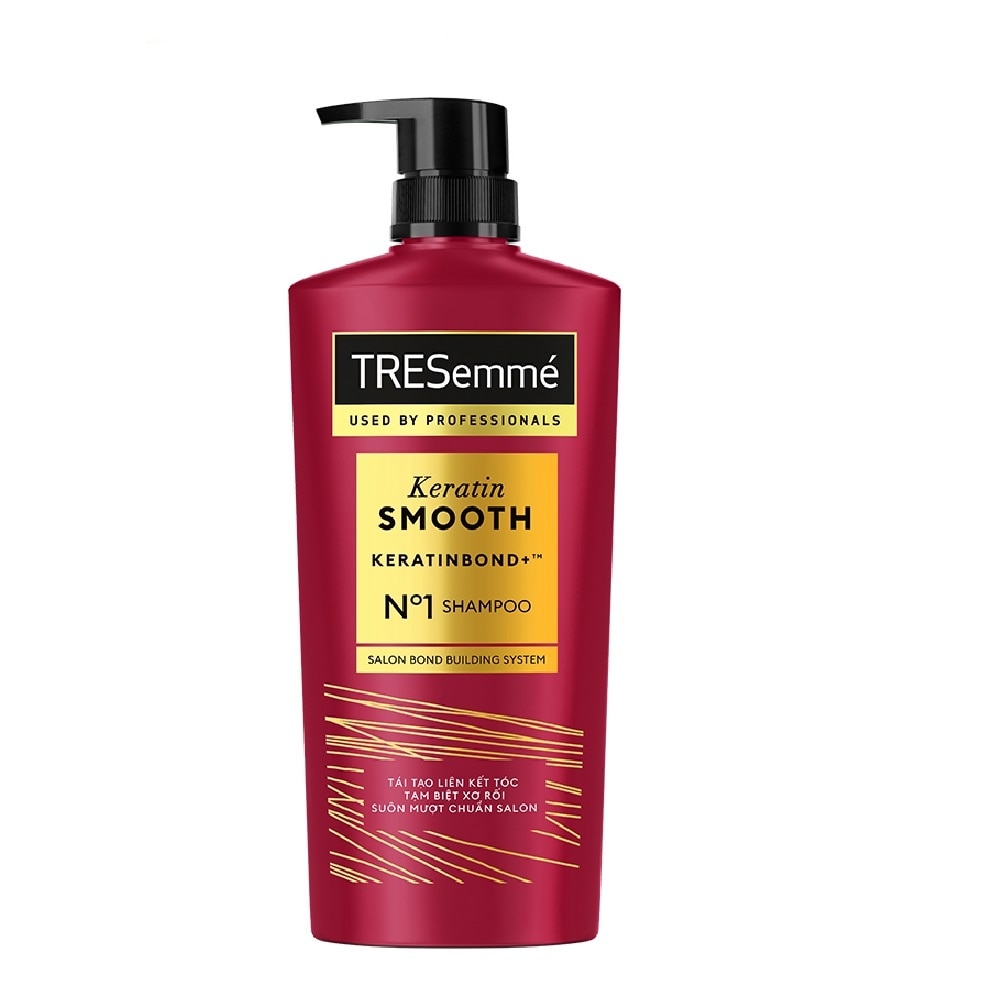 Dầu Gội Tresemmé Keratin Smooth Tinh Dầu Argan & Keratin Vào Nếp Suôn Mượt 850g