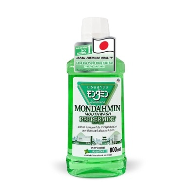 MONDAHMIN Nước Súc Miệng Mondahmin Vị Bạc Hà Peppermint 800ml