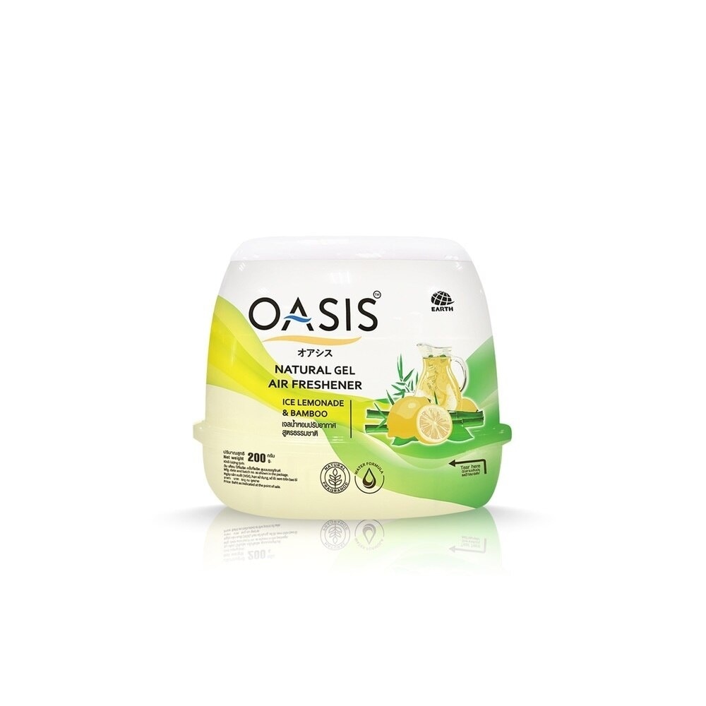 Oasis Natural Gel Air Freshener Ice Lemonade & Bamboo 200g