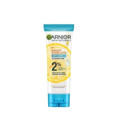 GARNIER Skin Naturals Bright Complete Anti-acne Cleansing Foam 100ml