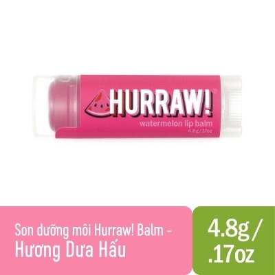 HURRAW! Son Dưỡng Môi Hurraw! Hương Dưa Hấu Lip Balm 4.8g