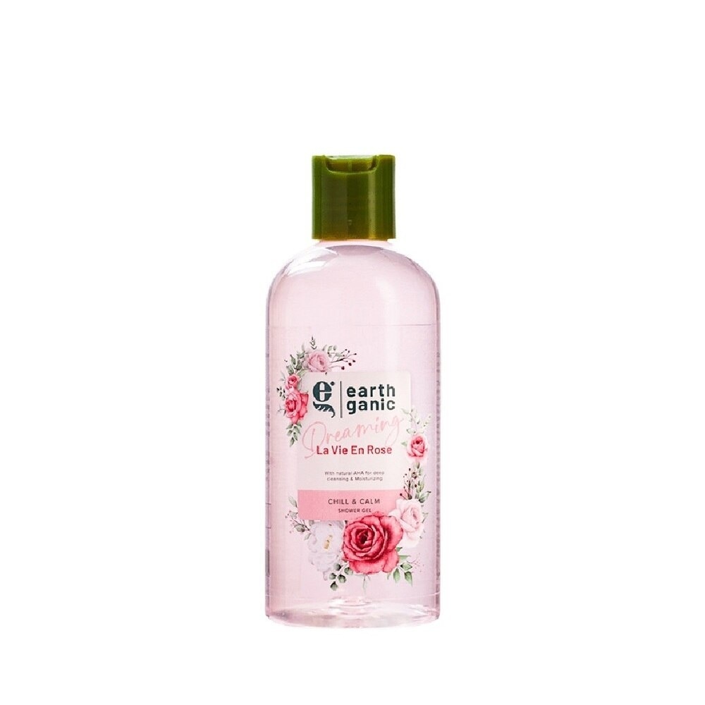 Gel Tắm Earthganic Chill & Calm Hương Hoa Hồng 240ml