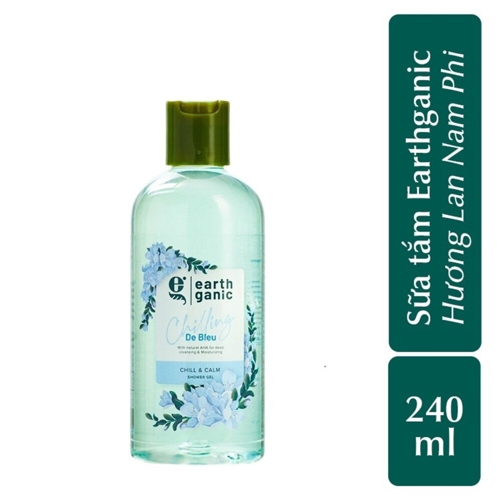 Gel Tắm Earthganic Chill & Calm Hương Hoa Lan Nam Phi 240ml