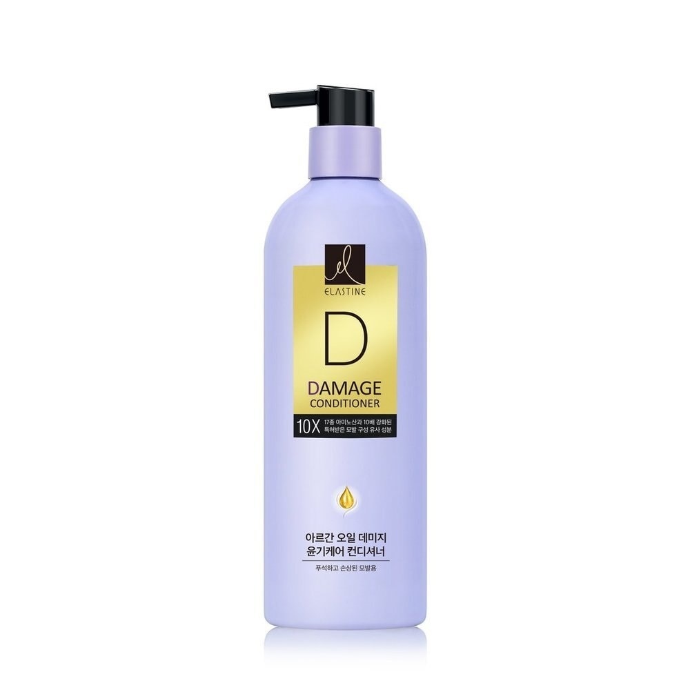 Dầu Xả Elastine Phục Hồi Tóc Hư Tổn Argan Oil Damage Care 10X Conditioner 680ml