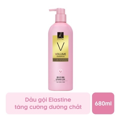 ELASTINE Dầu Gội Elastine Dành Cho Tóc Yếu Và Gãy Rụng Collagen Volume Care 10X Shampoo 680ml