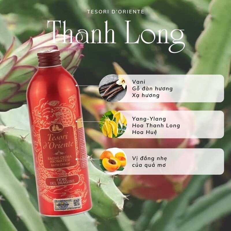 Sữa Tắm Tesori D'Oriente Nước Hoa Thanh Long 500ml