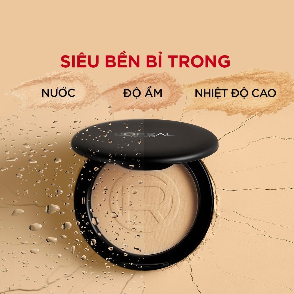 Infallible Oil Killer High Coverage Powder SPF32 PA+++ 6g .#128 Natural Buff
