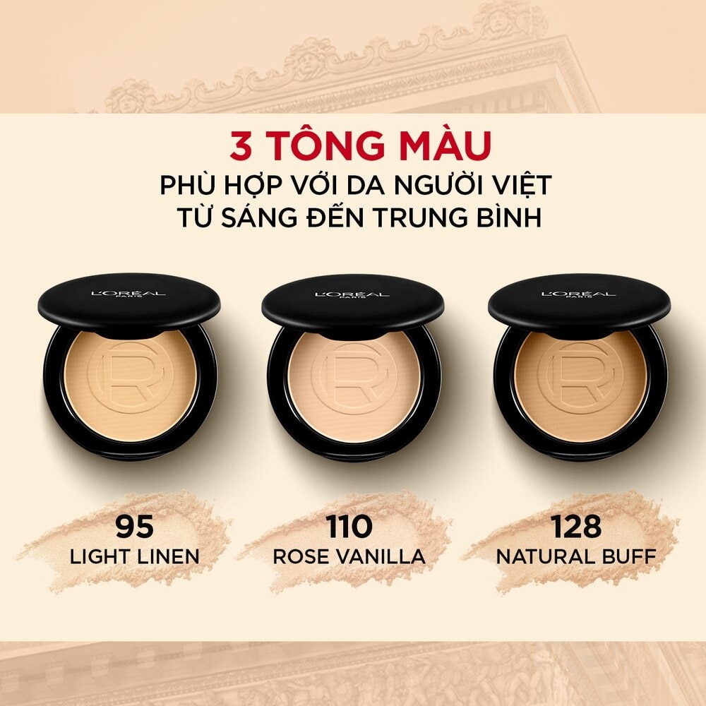 Infallible Oil Killer High Coverage Powder SPF32 PA+++ 6g .#128 Natural Buff