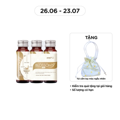 BLOSSOMY Thực Phẩm Bảo Vệ Sức Khỏe Blossomy Premium Yến Lốc 3 Chai x 50ml