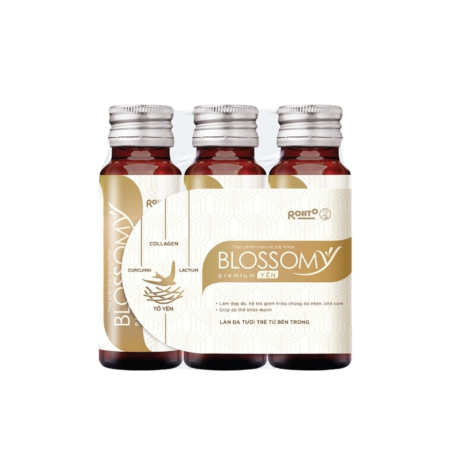 Blossomy Premium Health Care Drink Nest Protection From Inside 50ml x 3 Bottles