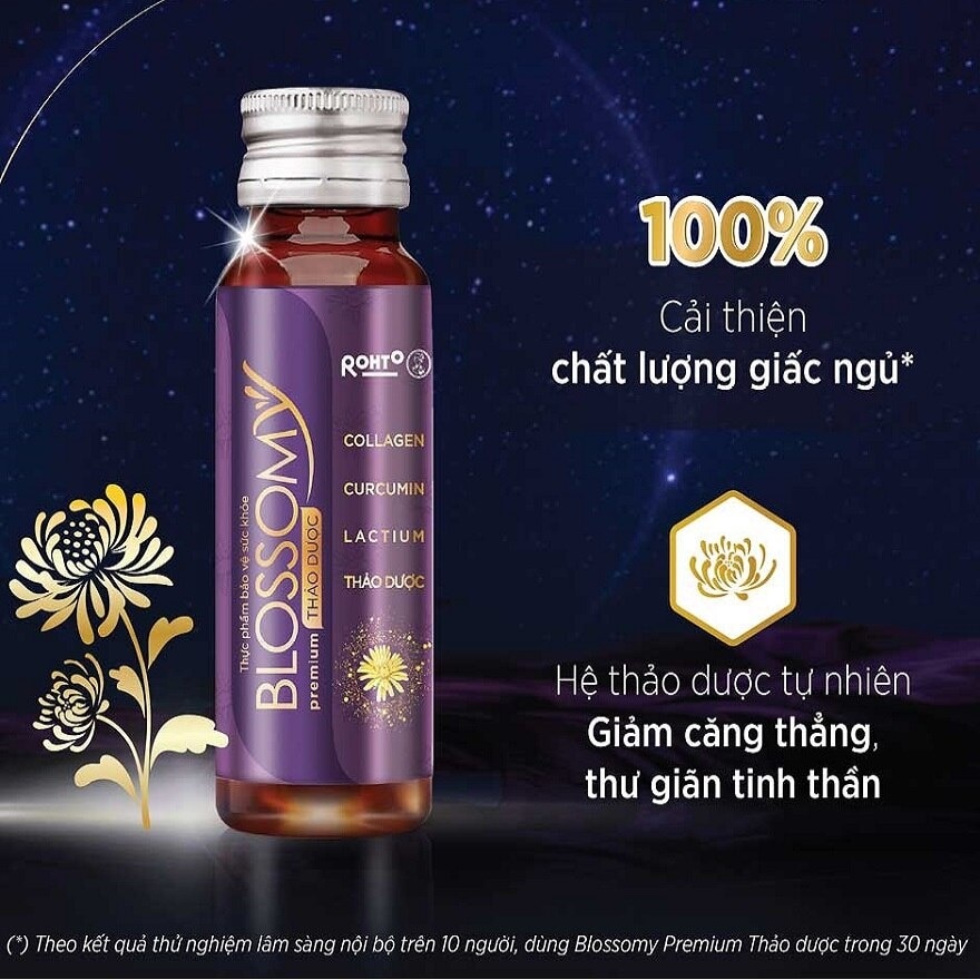 Thực Phẩm Bảo Vệ Sức Khỏe Blossomy Premium Thảo Dược Lốc 3 Chai x 50ml