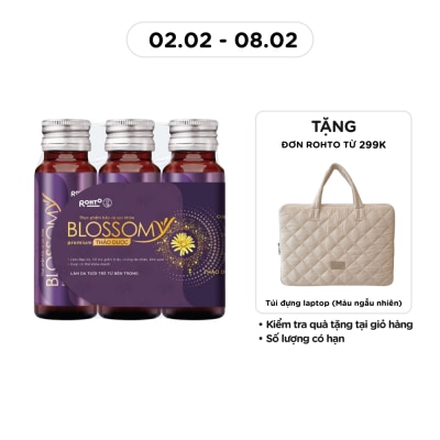 BLOSSOMY Thực Phẩm Bảo Vệ Sức Khỏe Blossomy Premium Thảo Dược Lốc 3 Chai x 50ml