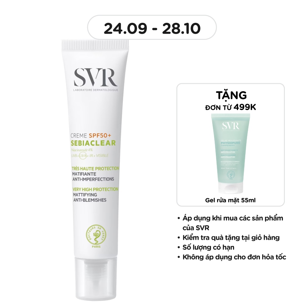 SVR Sebiaclear Creme SPF50+ 40ml image