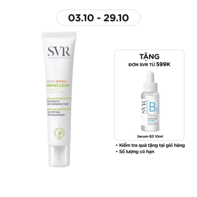 SVR Kem Chống Nắng SVR Sebiaclear SPF50+ 40ml