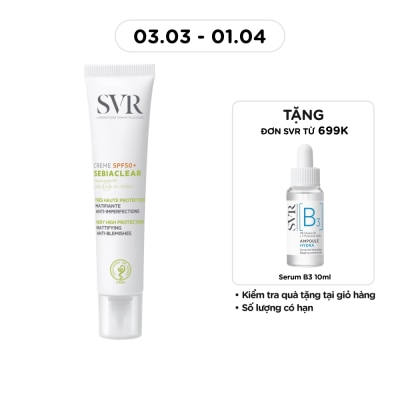SVR Kem Chống Nắng SVR Sebiaclear SPF50+ 40ml