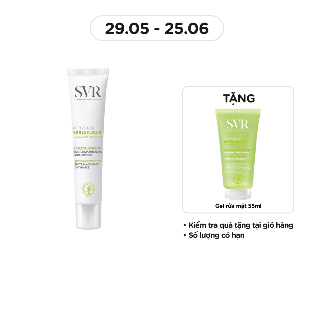 SVR Sebiaclear Active Gel 40ml
