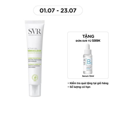 SVR Gel Dưỡng Ẩm SVR Giảm Mụn Sebiaclear Active 40ml