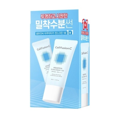 CELL FUSION C Kem Chống Nắng Cell Fusion C Cấp Ẩm, Dịu Da Aquatica Sunscreen 100 SPF50+/PA++++ 35ml+35ml