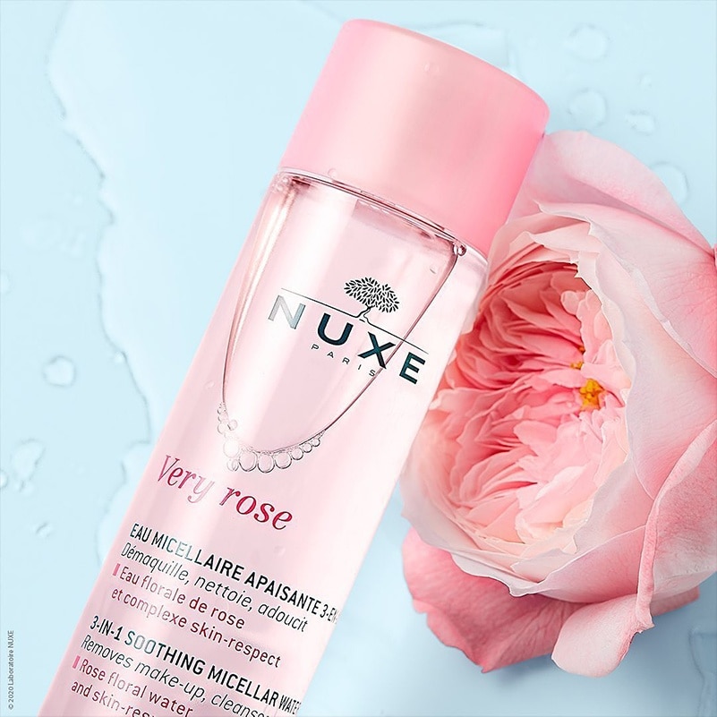 Nước Tẩy Trang Nuxe 3in1 Chiết Xuất Hoa Hồng Very Rose Micellar Water 200ml