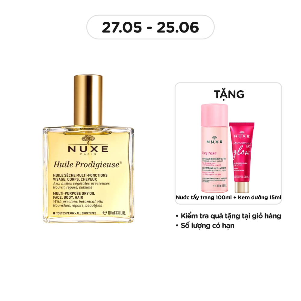 Dầu Dưỡng Da Nuxe Huile Prodigieuse Multi-Purpose Dry Oil 100ml