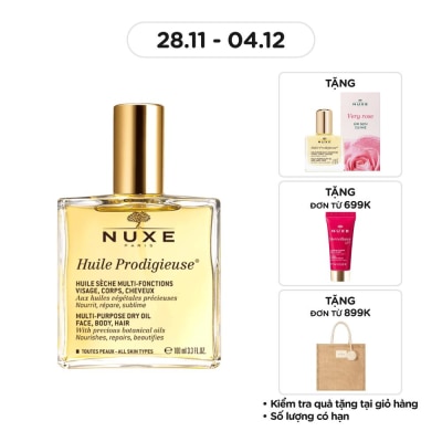 NUXE Dầu Dưỡng Da Nuxe Huile Prodigieuse Multi-Purpose Dry Oil 100ml