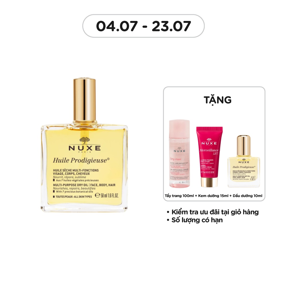 Dầu Dưỡng Da Nuxe Huile Prodigieuse Multi-Purpose Dry Oil 50ml
