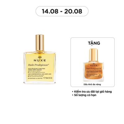 NUXE Dầu Dưỡng Da Nuxe Huile Prodigieuse Multi-Purpose Dry Oil 50ml