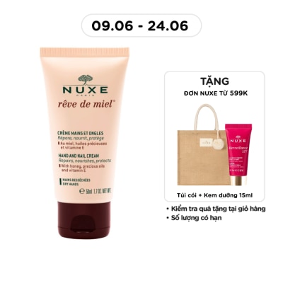 NUXE - Kem Dưỡng Tay Và Móng Nuxe Reve De Miel Hand And Nail Cream 50ml