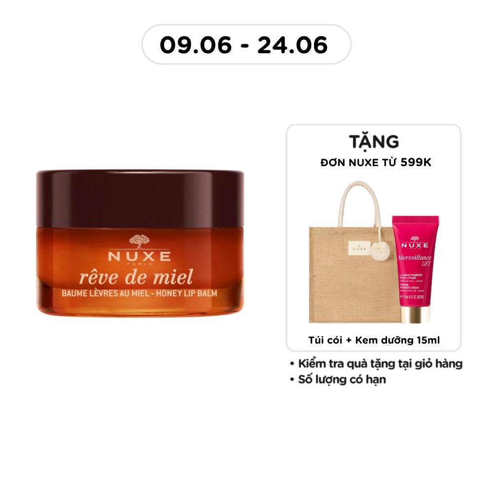 Sáp Dưỡng Môi Nuxe Reve De Miel Honey Lip Balm 15g