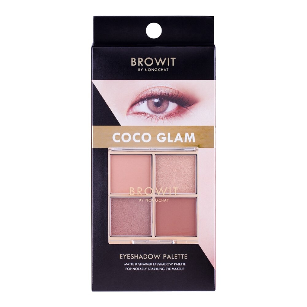 Bảng Phấn Mắt 4 Ô BROWIT Eyeshadow Palette 4g .# Coco Glam