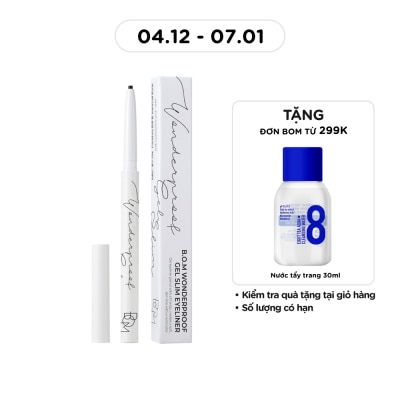 BOM Wonderproof Gel Slim Eyeliner 0.1g .#01 Midnight Black